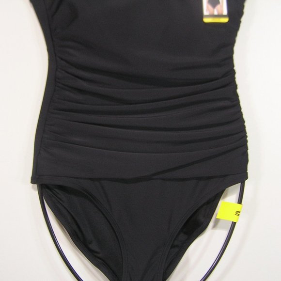 DKNY BLACK SWIMSUIT REMOVABLE STRAPS - Picture 7 of 11